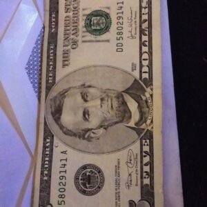 5 USD BILLS